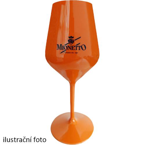 Mionetto plastová sklenička ORANŽOVÁ